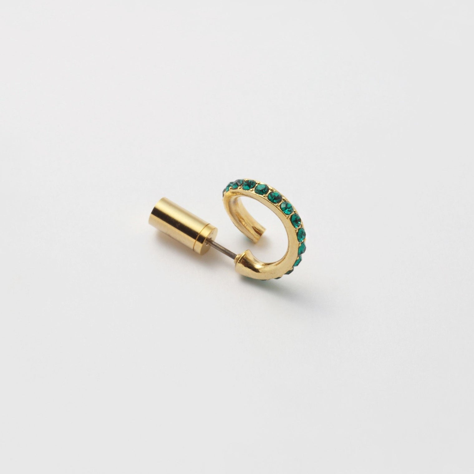 Emerald line pierce(13mm line/Vertical type/crystal glass)