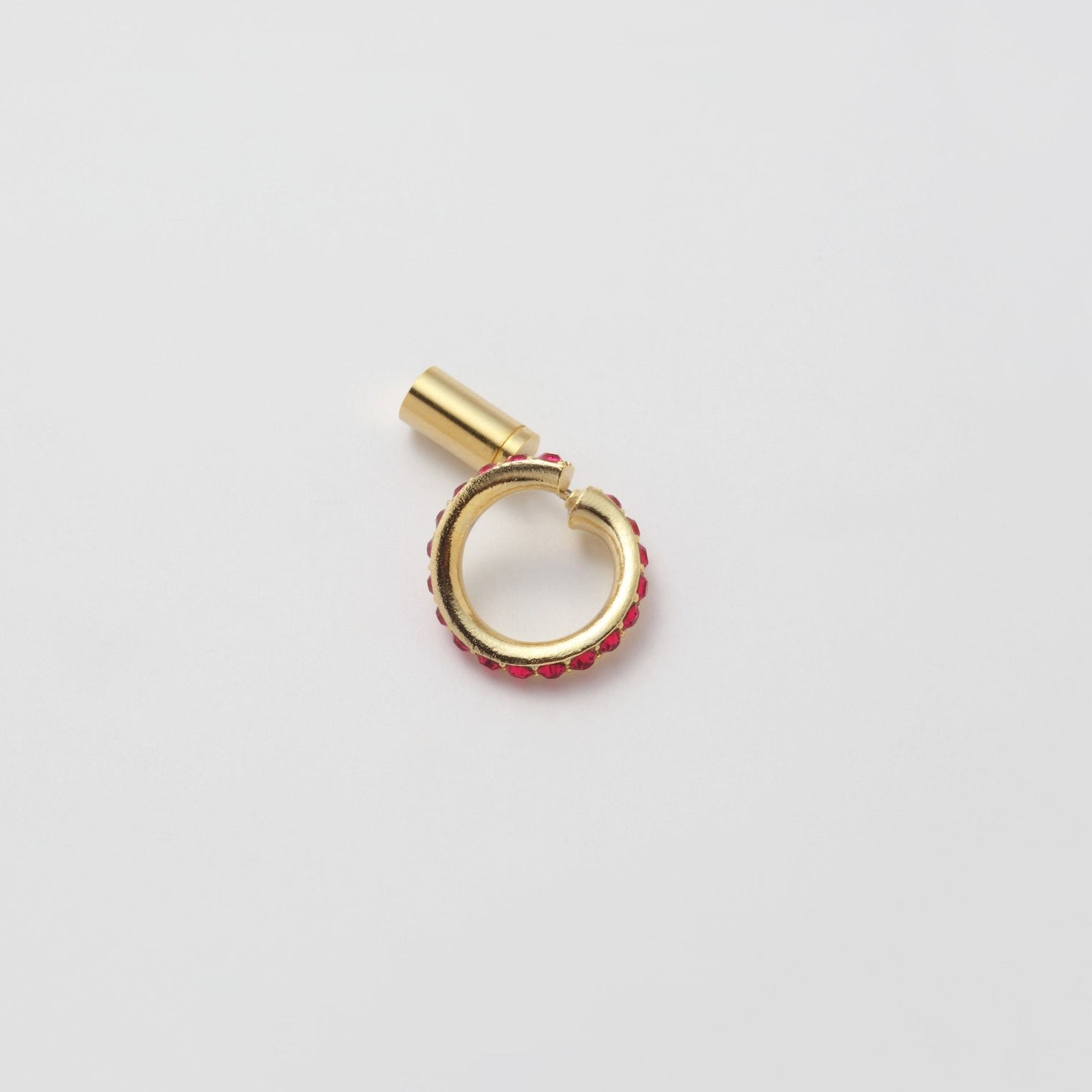Ruby line pierce(13mm line/Vertical type/crystal glass)