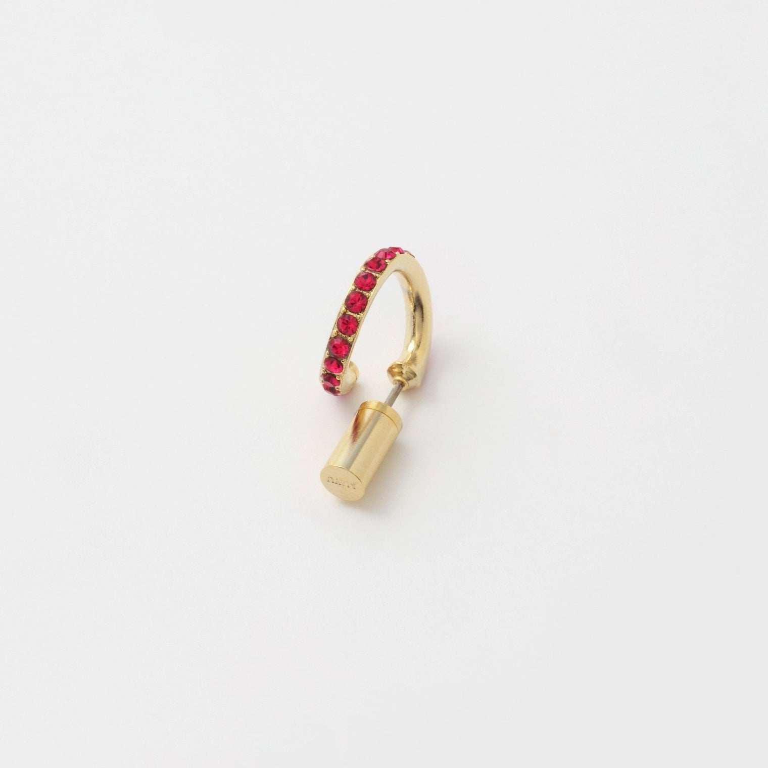 Ruby line pierce(13mm line/Vertical type/crystal glass)