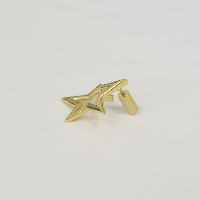 Star openwork pierce (gold)
