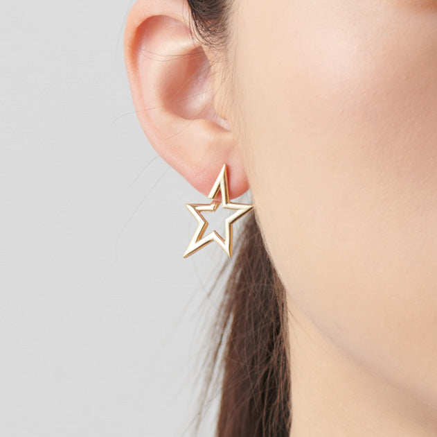 Star openwork pierce (gold)