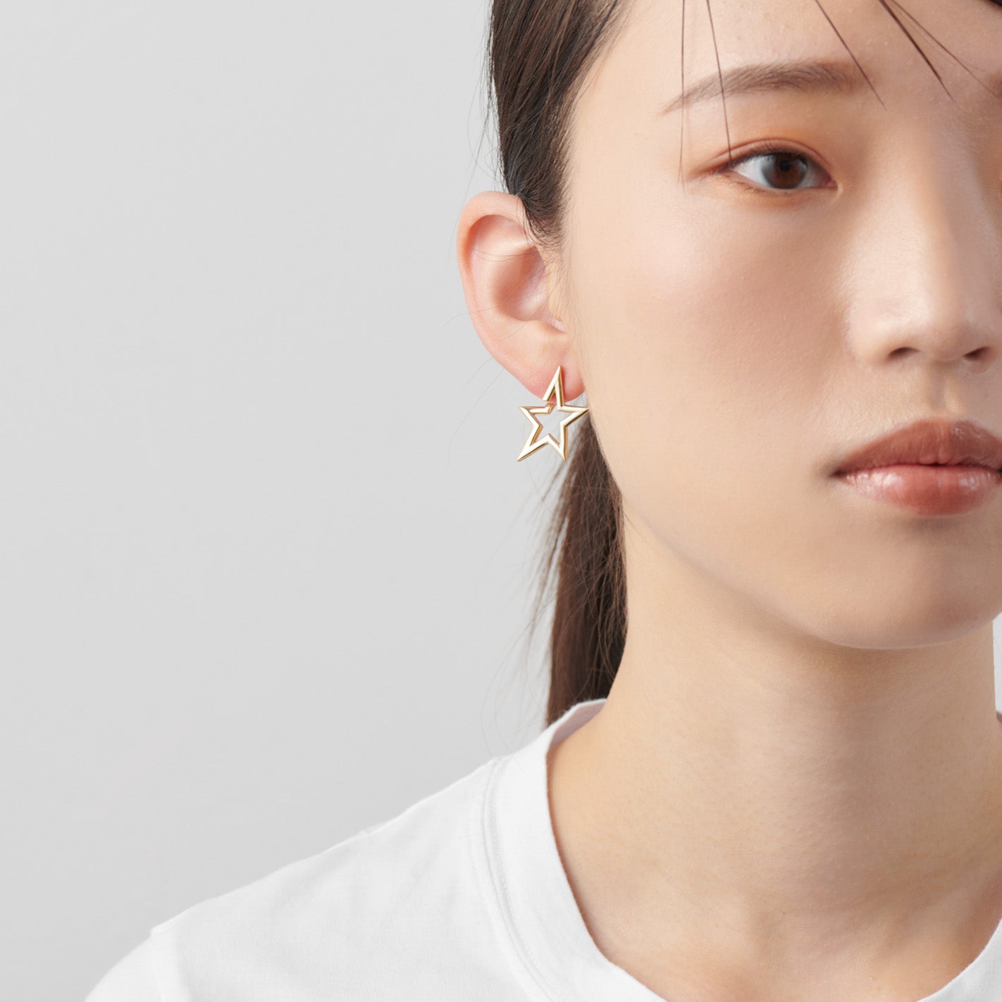 Star openwork pierce (gold)