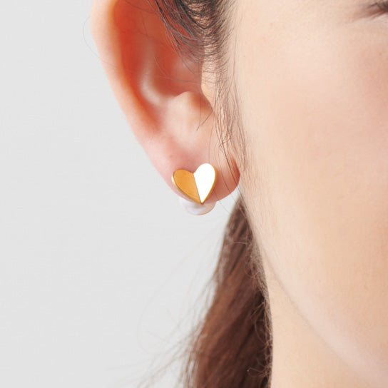 Small heart pierce (gold)