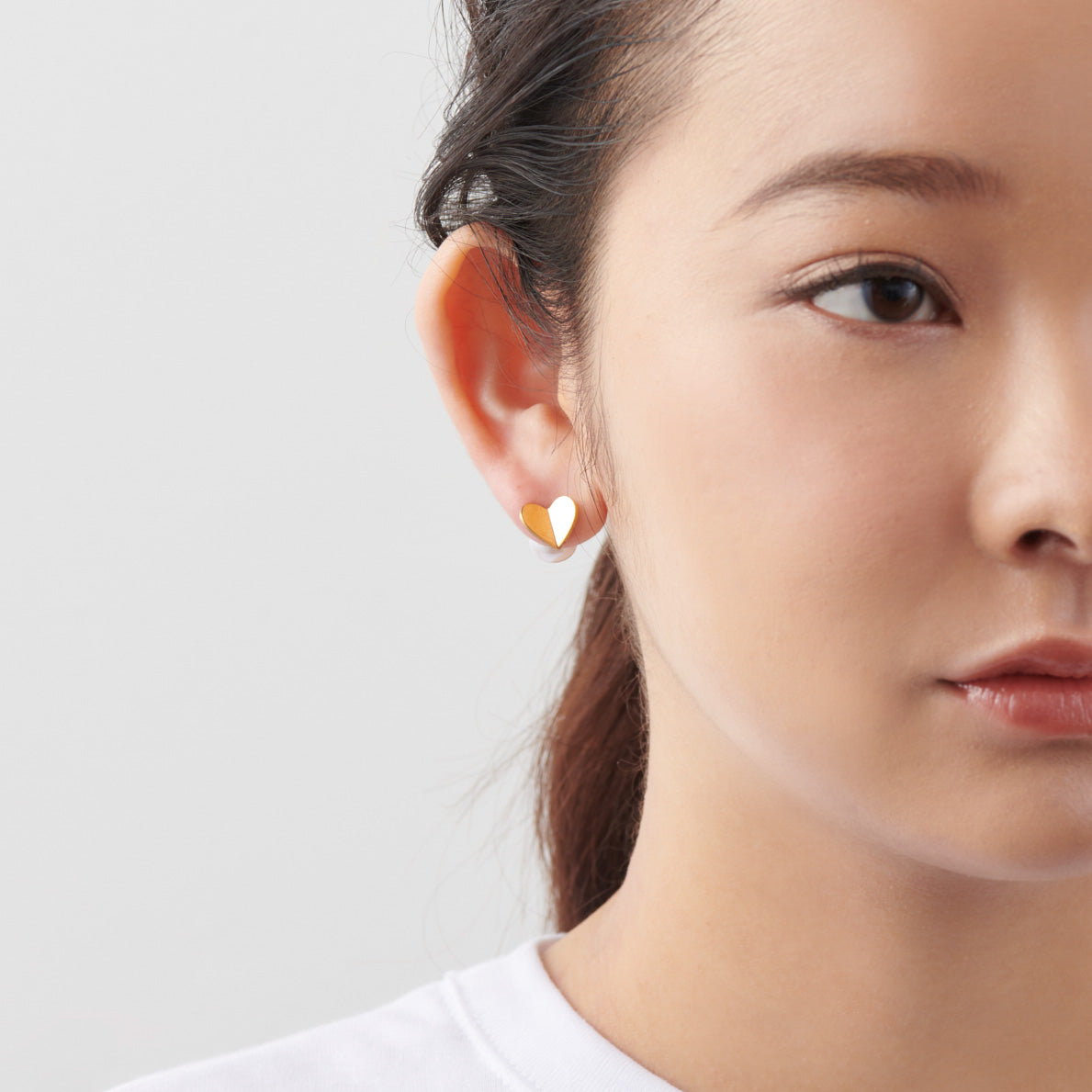 Small heart pierce (gold)