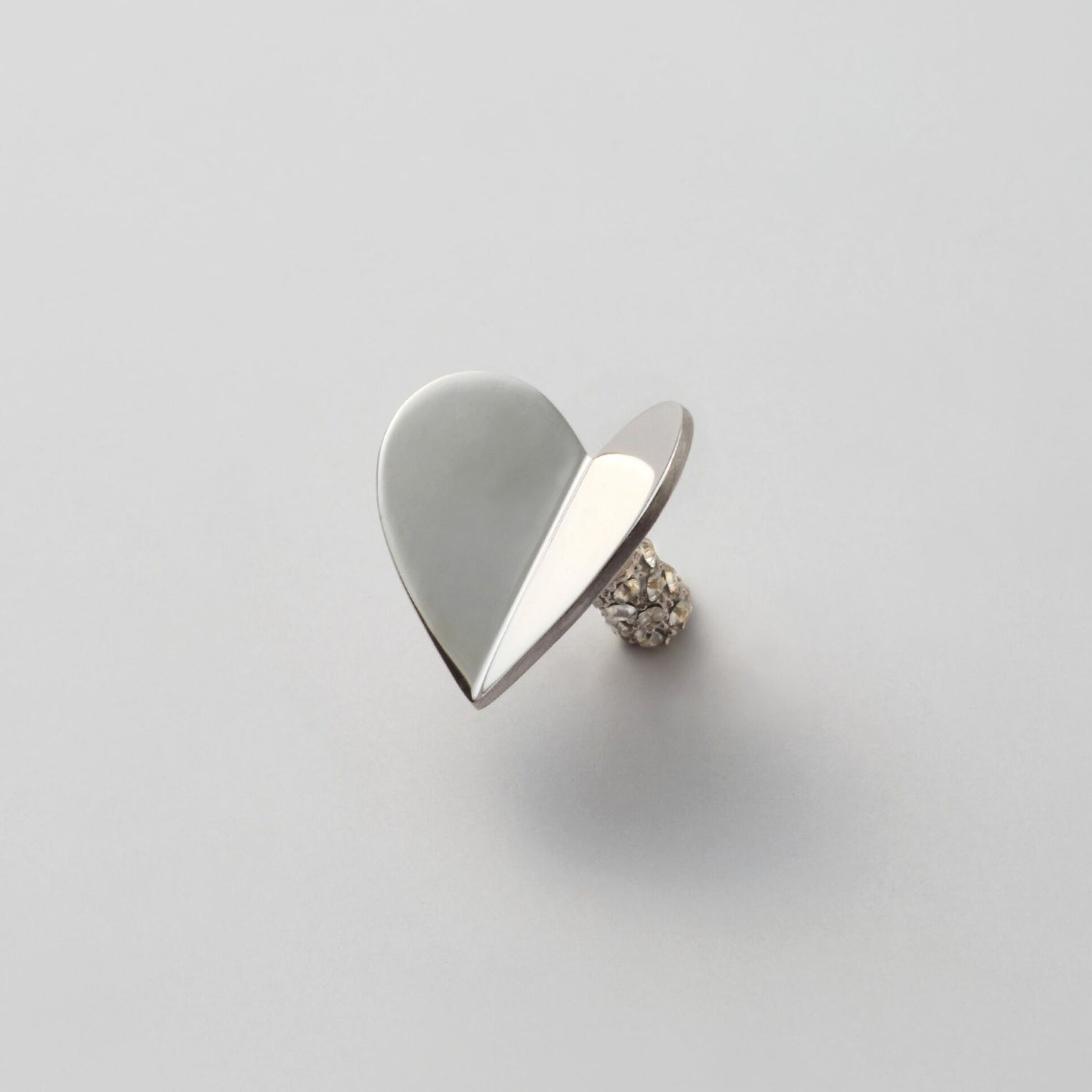 Middle heart pierce (silver)