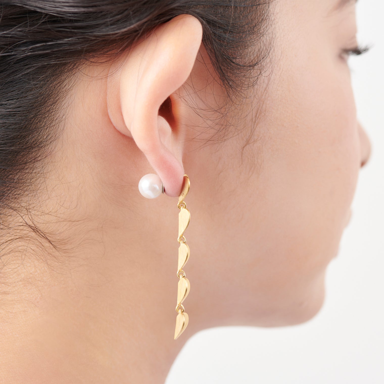 5 hearts pierce (Gold)