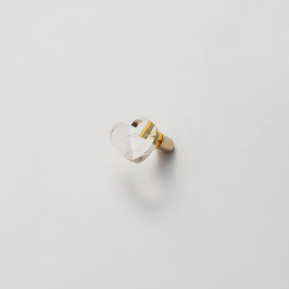 MAYU MINI品 mini Heart pierced earring (Quartz / K10 post) – MAYU online