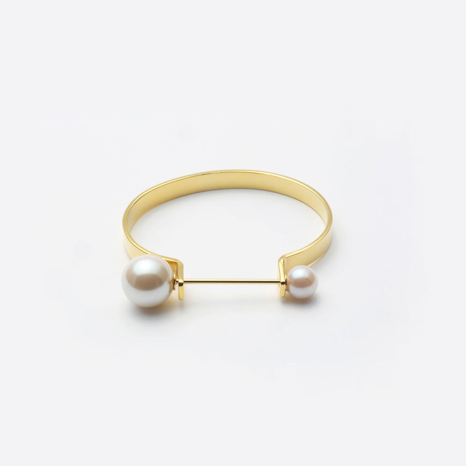 tiepin bangle (6mm / gold)