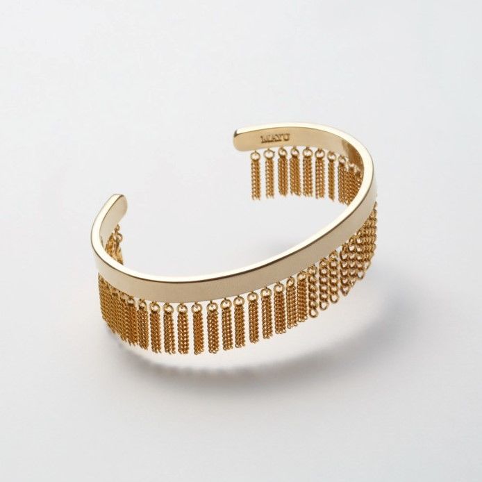 Fringe Bangle(5mm/Gold)