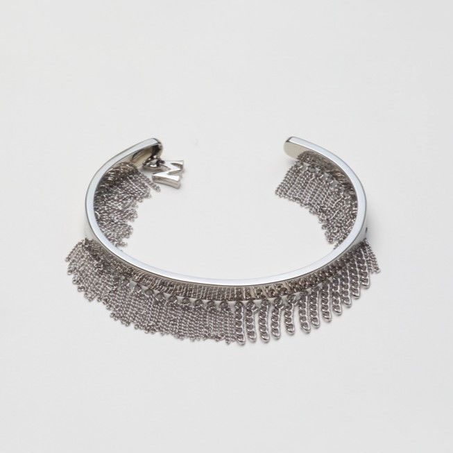 Fringe Bangle(5mm/Silver)
