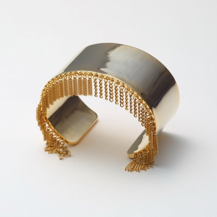 Fringe Bangle(30mm/Gold)