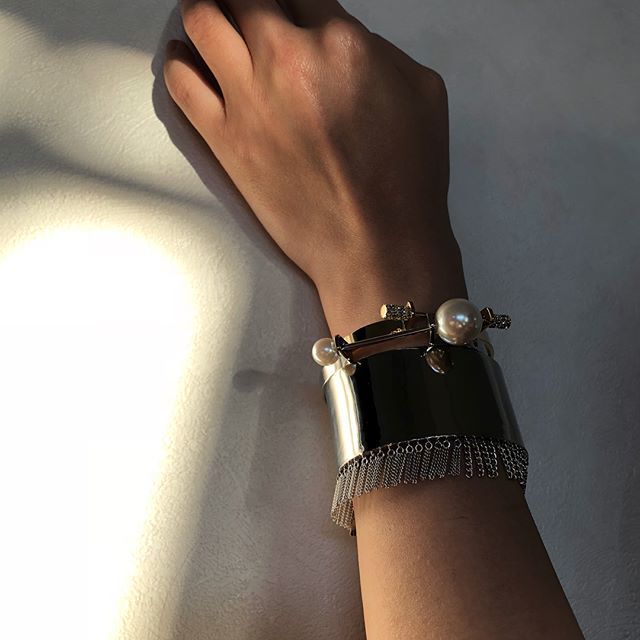 Fringe Bangle(30mm/Silver)