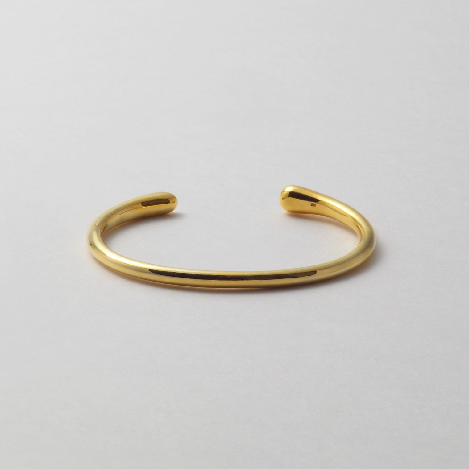 signet bangle (gold / silver925)