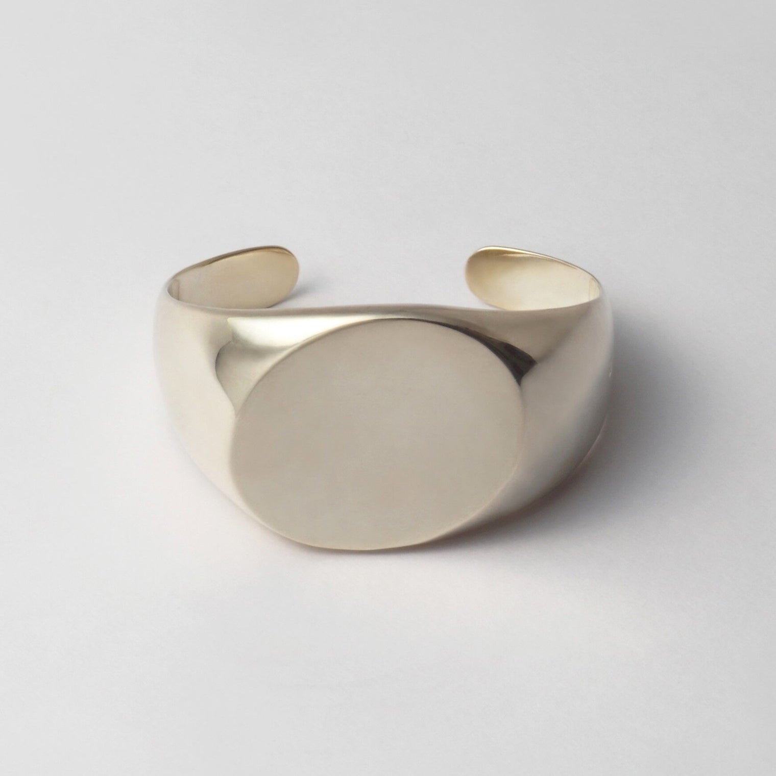 3_【ORDER】signet bangle (diagonal / silver / silver925)