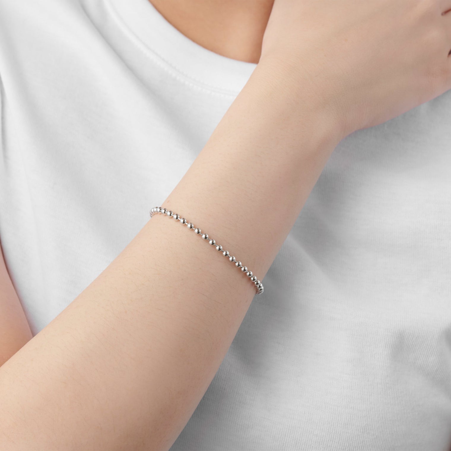 3.5mm ball chain bracelet