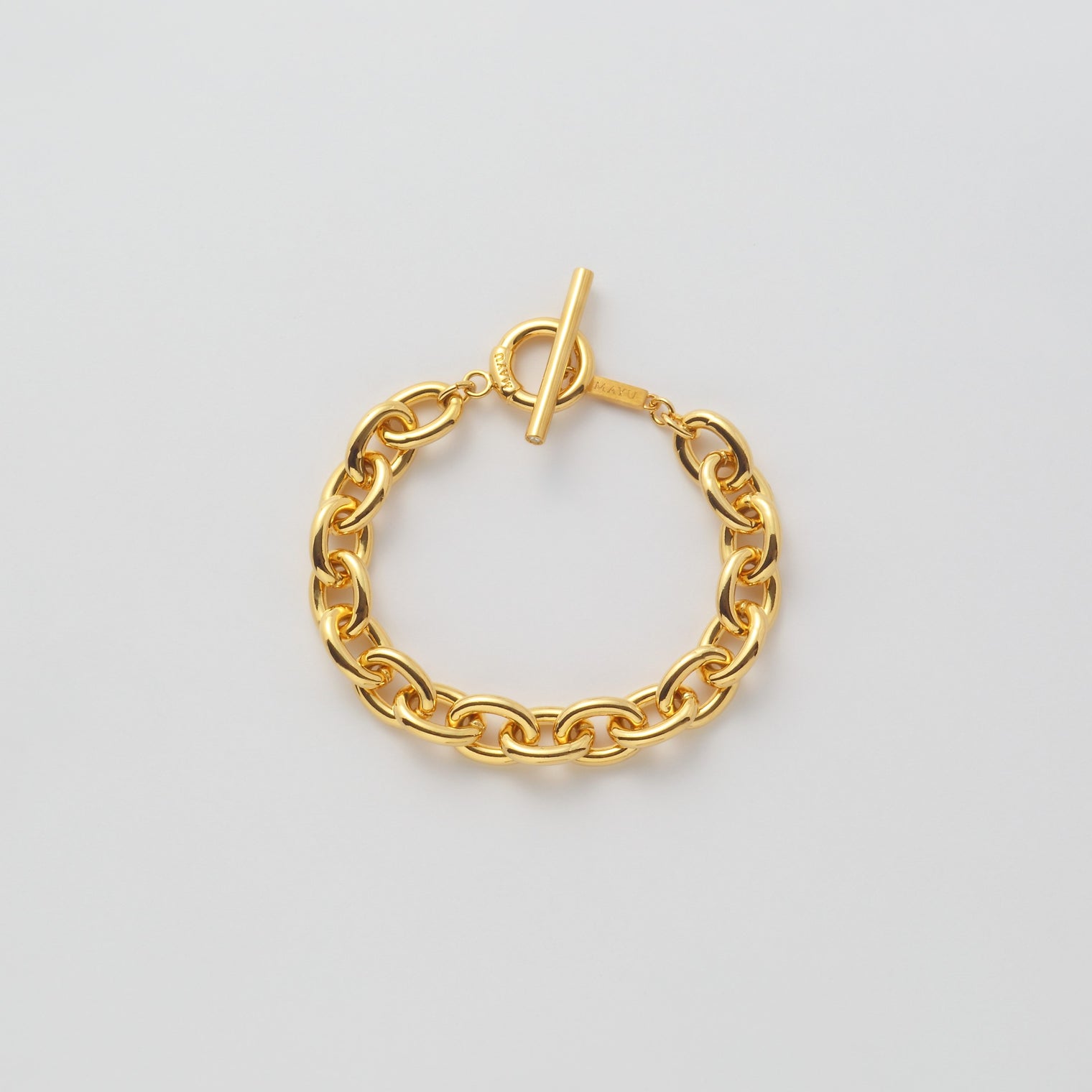 Volume chain bracelet (gold)
