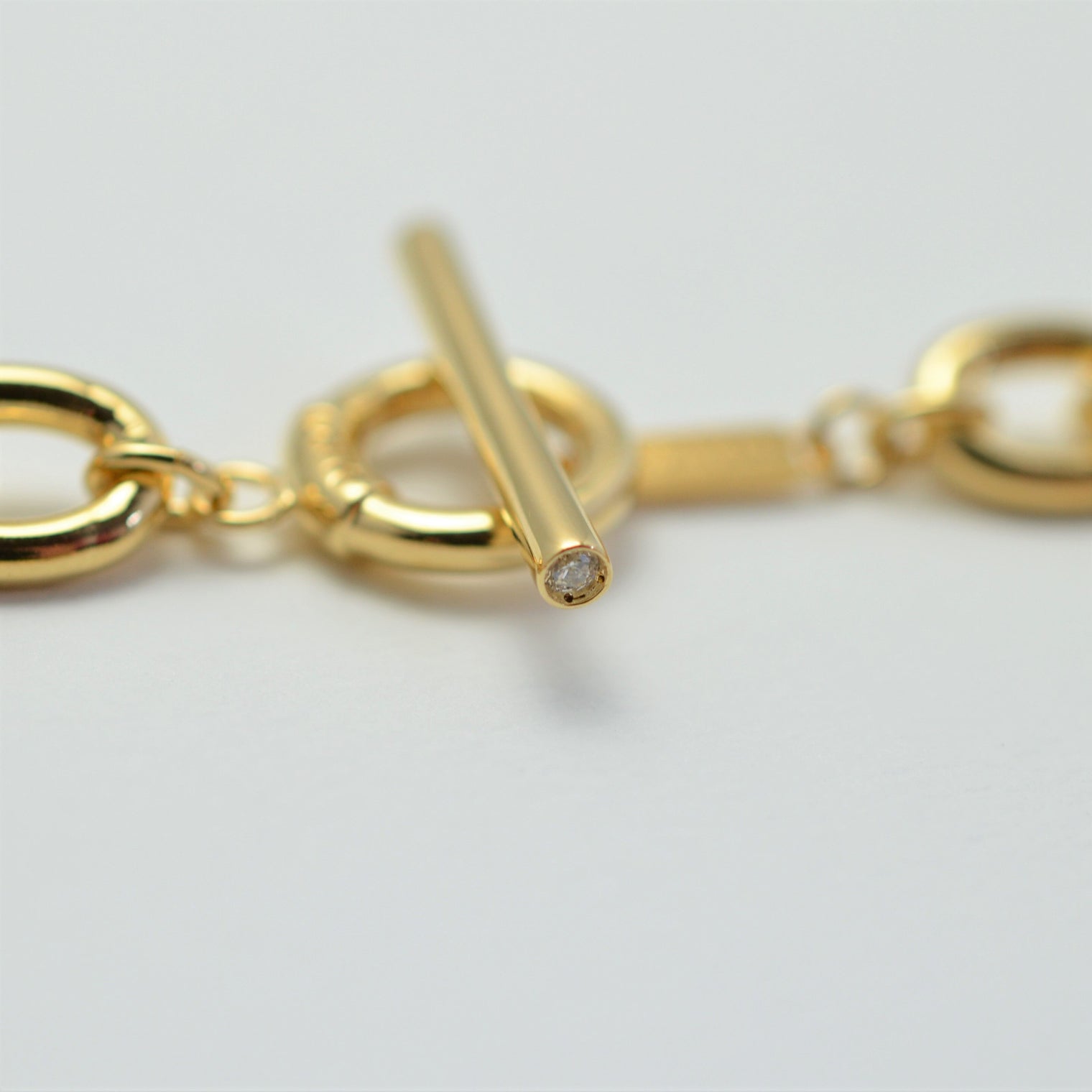 Volume chain bracelet (gold)