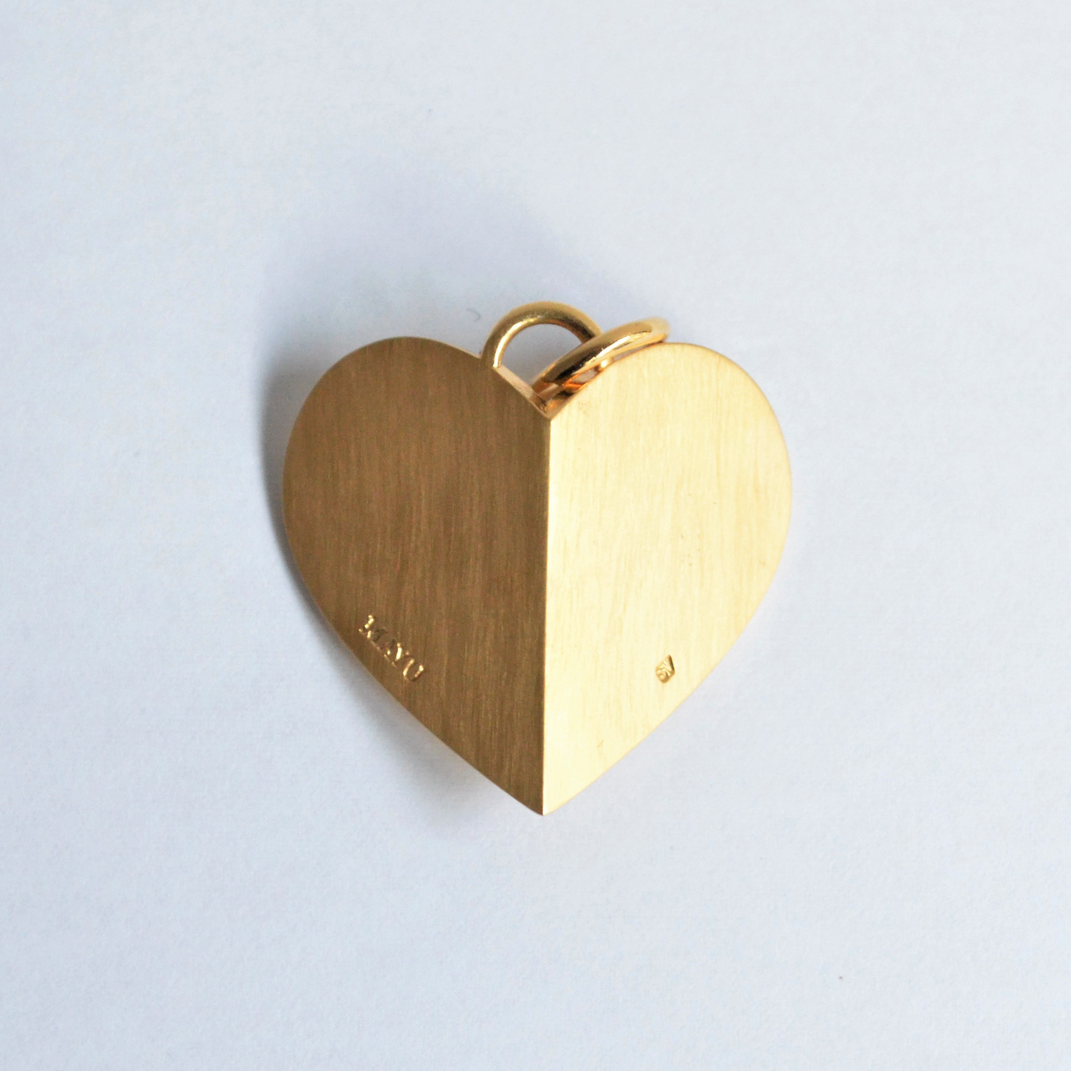 Big heart charm (gold)