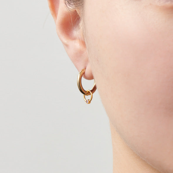 Birthstone ring charm 1-3