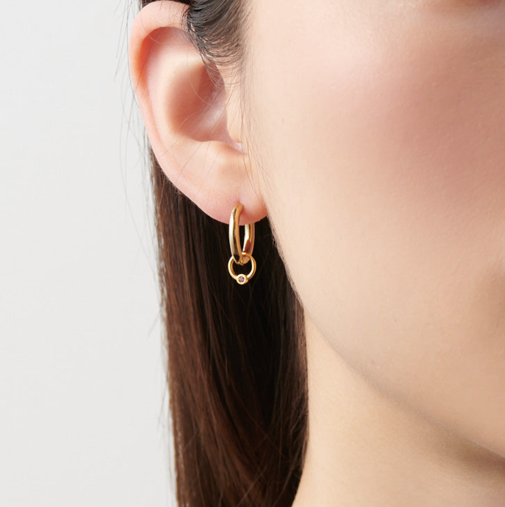 Birthstone ring charm 10-12