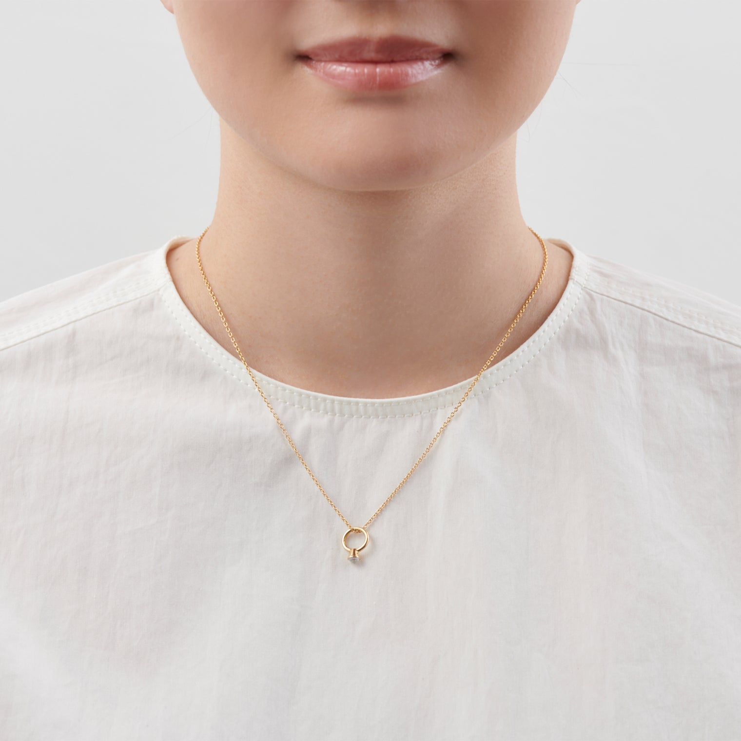 Baby ring charm (Cubic zirconia)