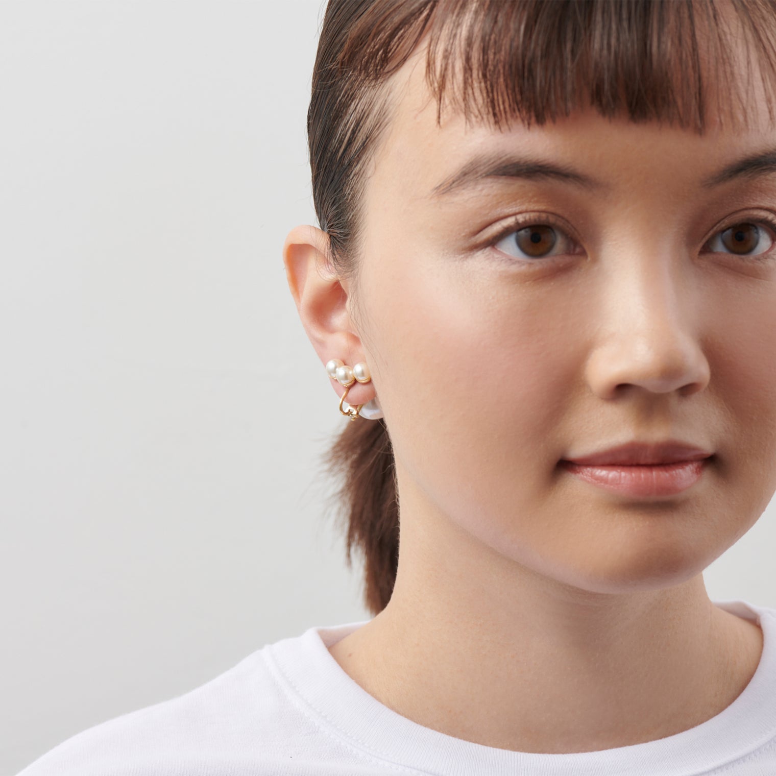 three pearl earring(large)