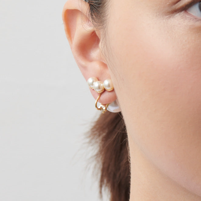 three pearl earring(large)