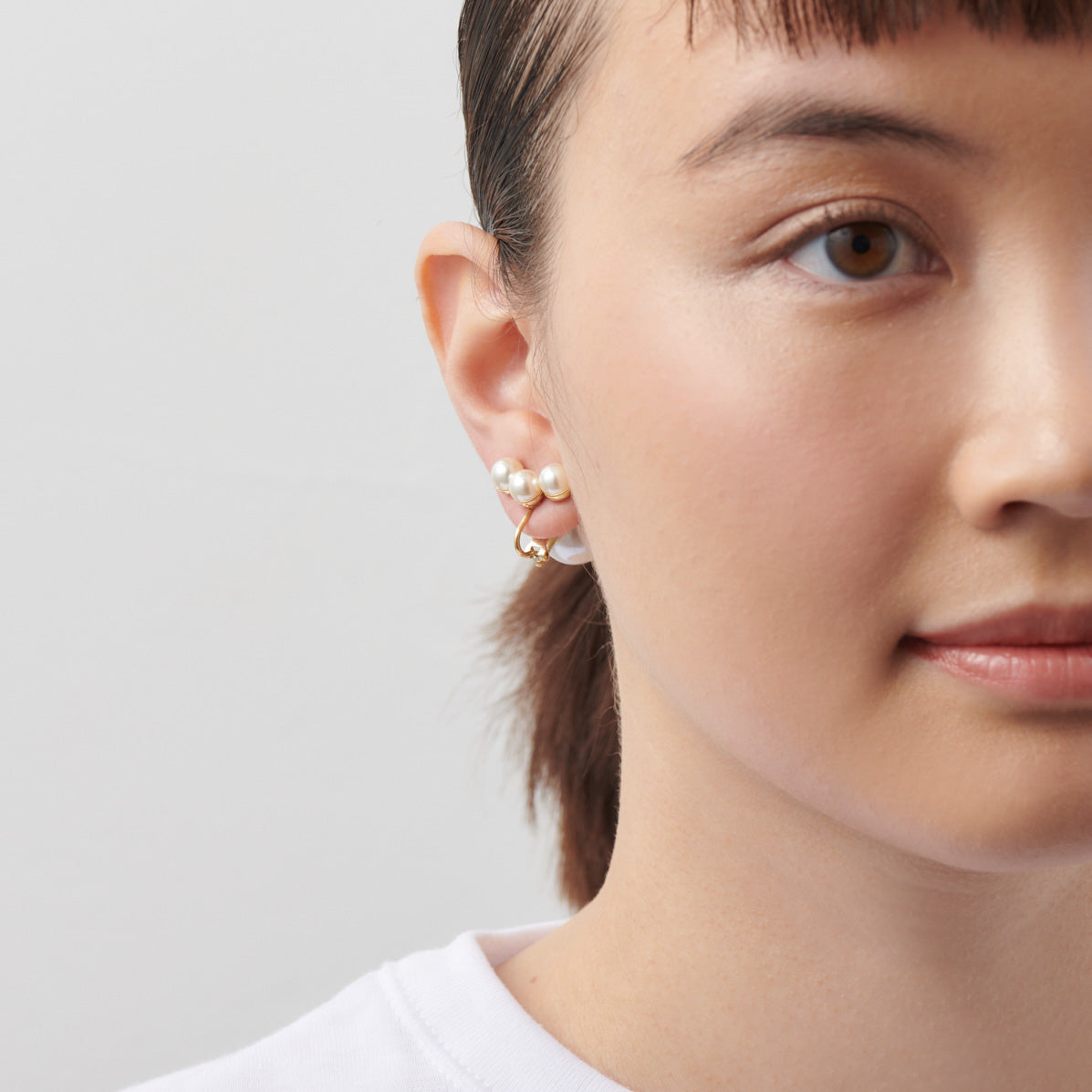 three pearl earring(large)