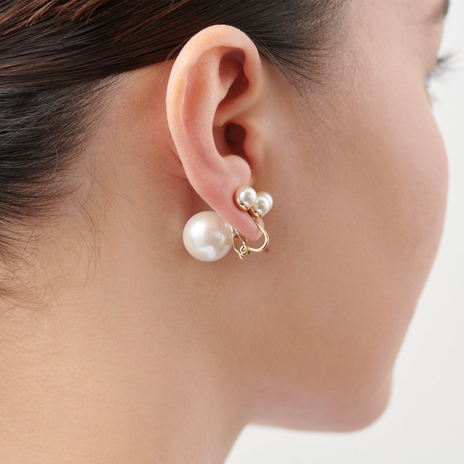 three pearl earring(large)