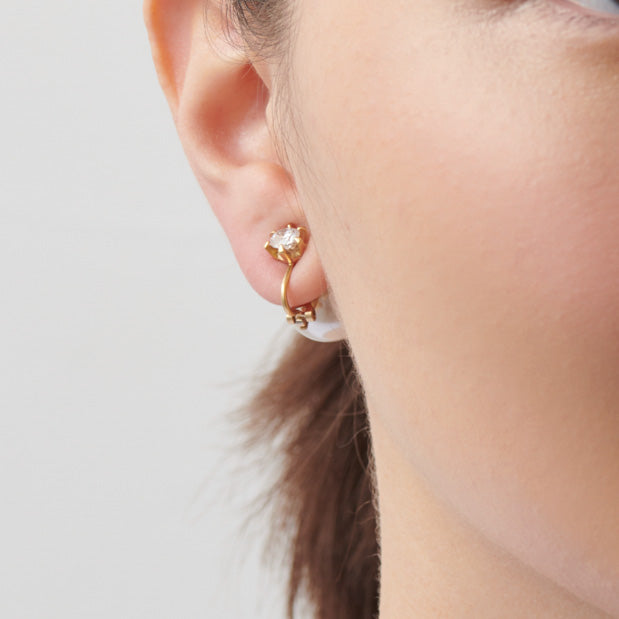 cubic zirconia earring(large)