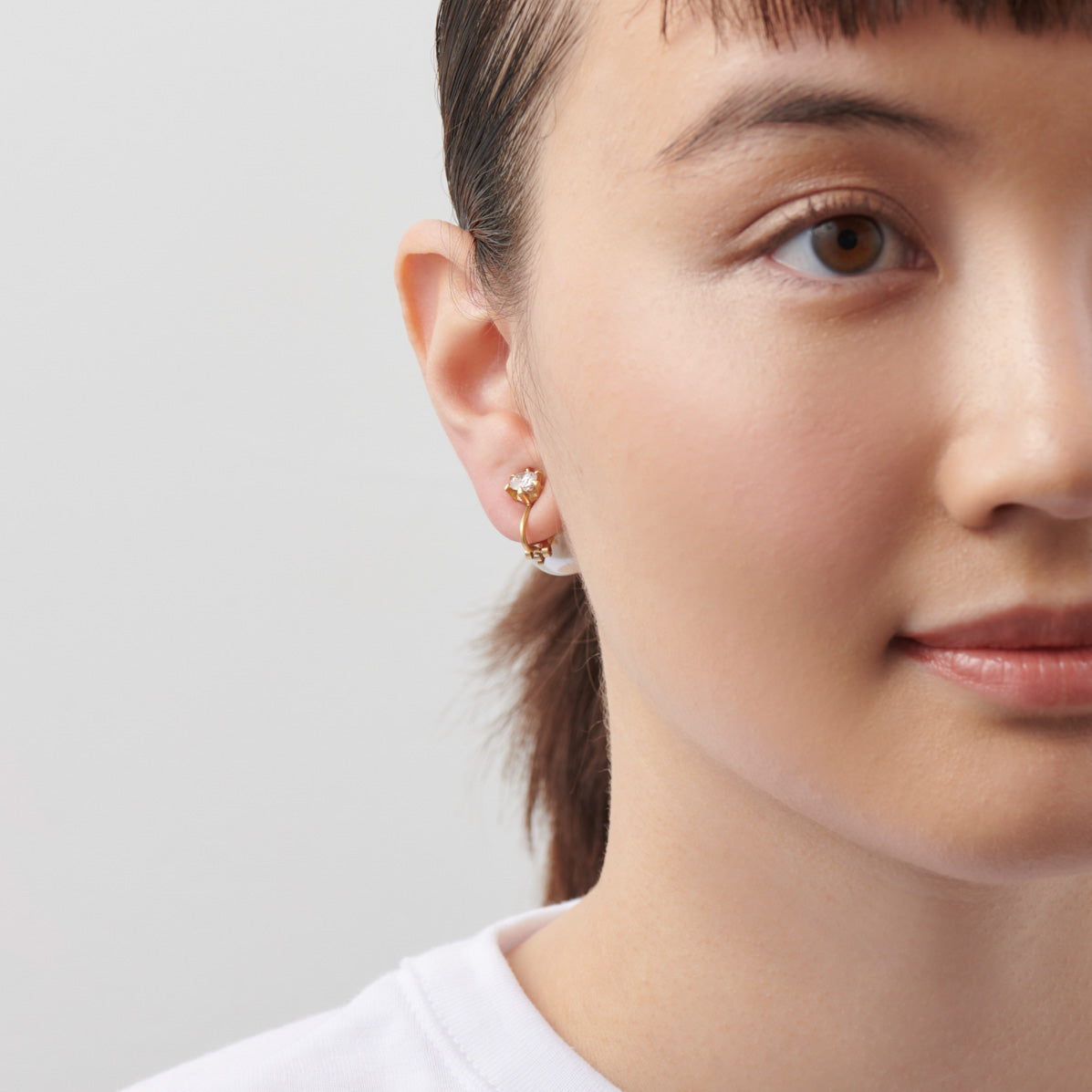 cubic zirconia earring(large)