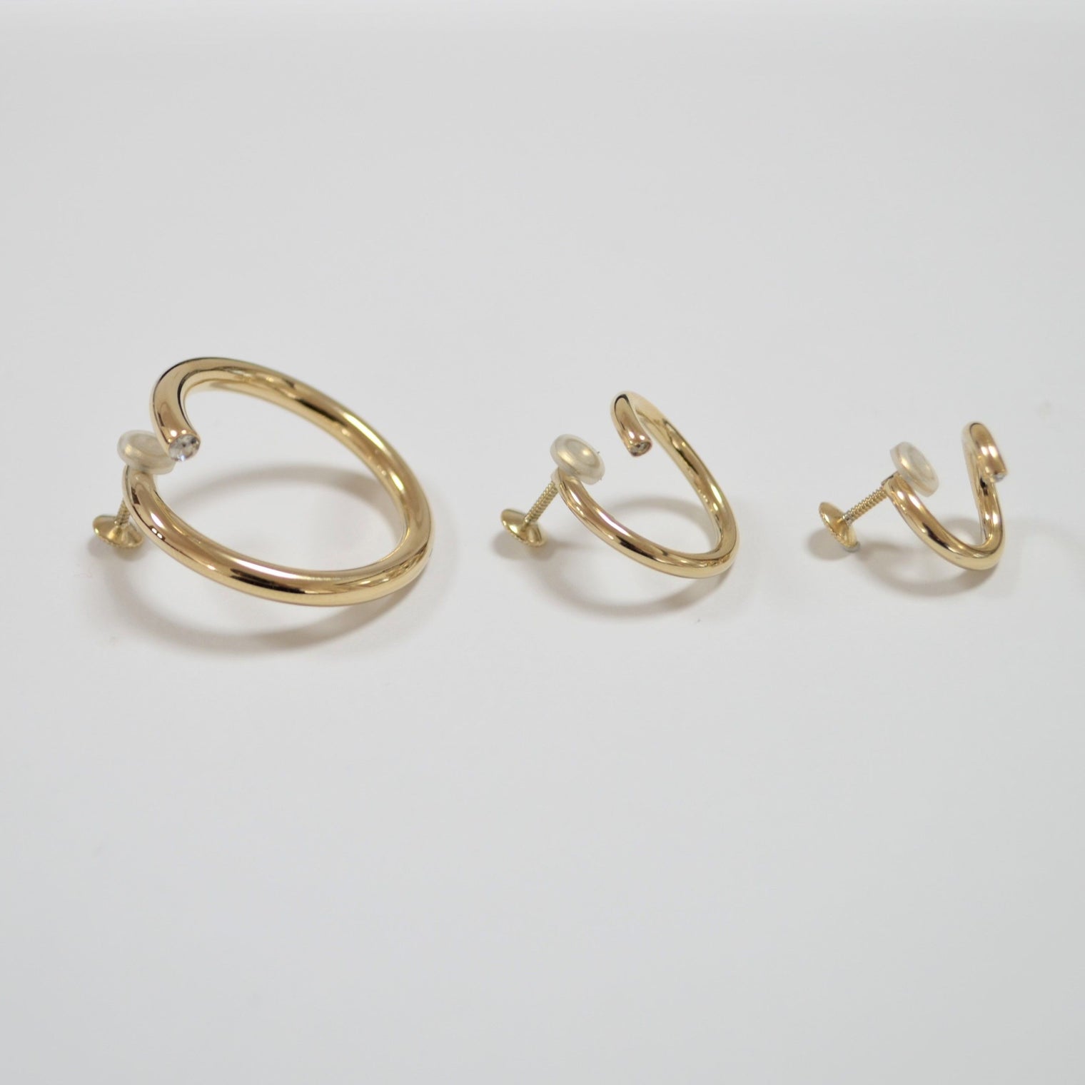 big circle earring (gold)