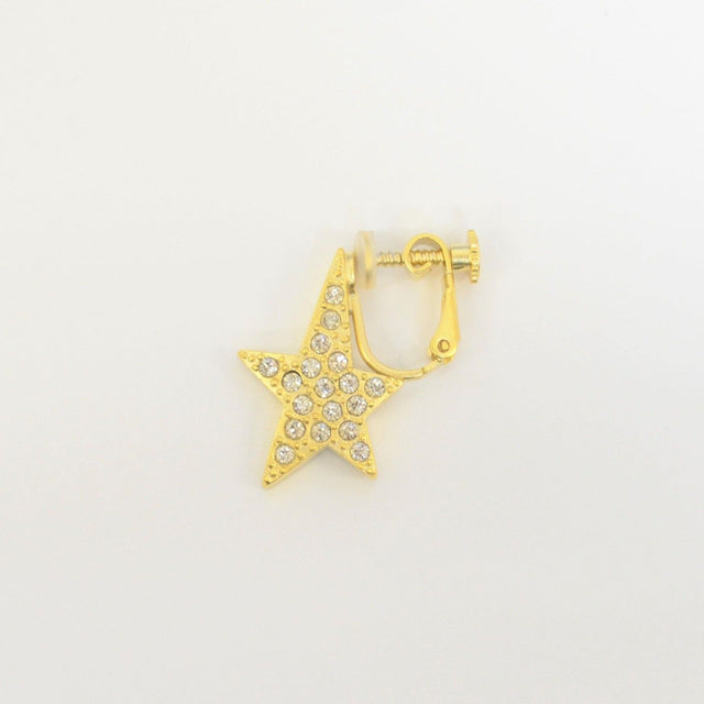 star earring (reversible / small / pave)