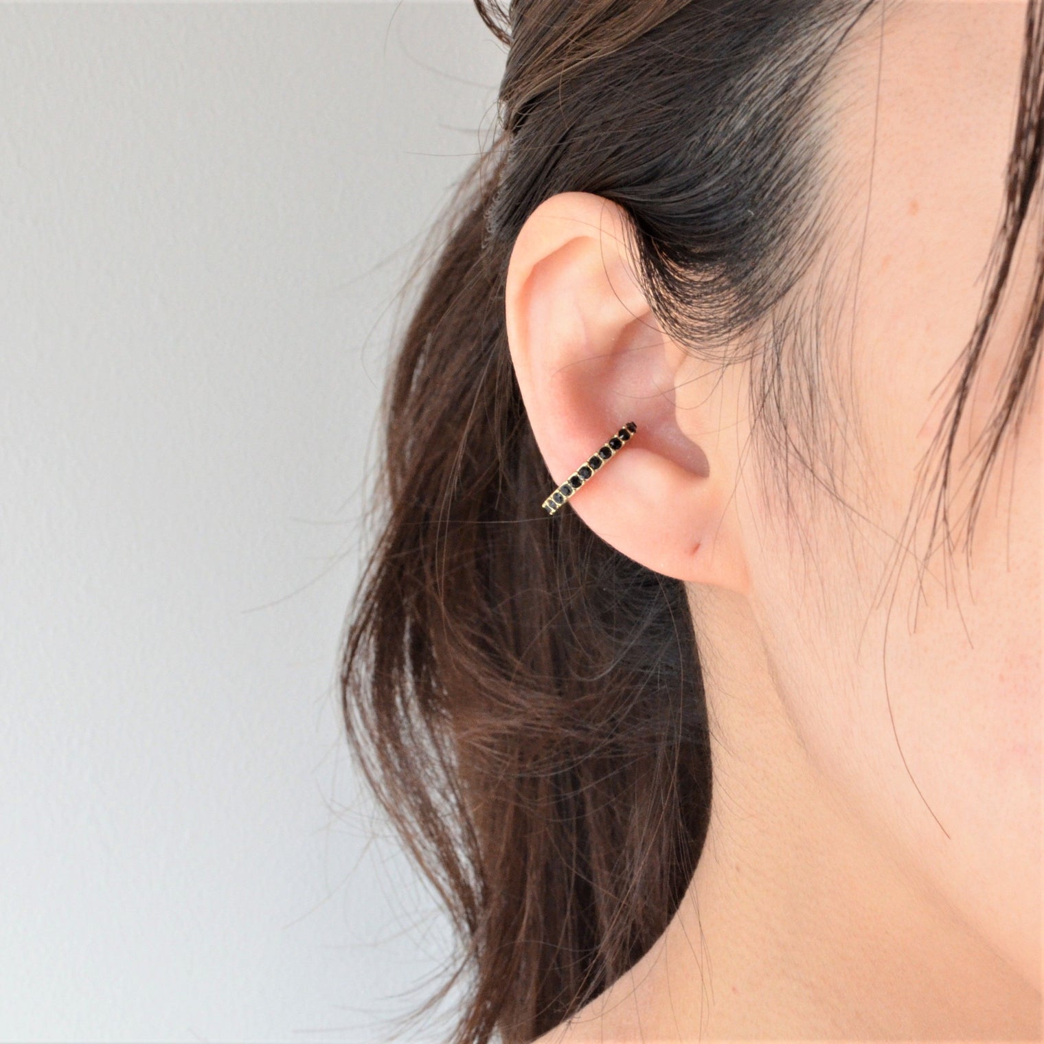 crystal glass earring