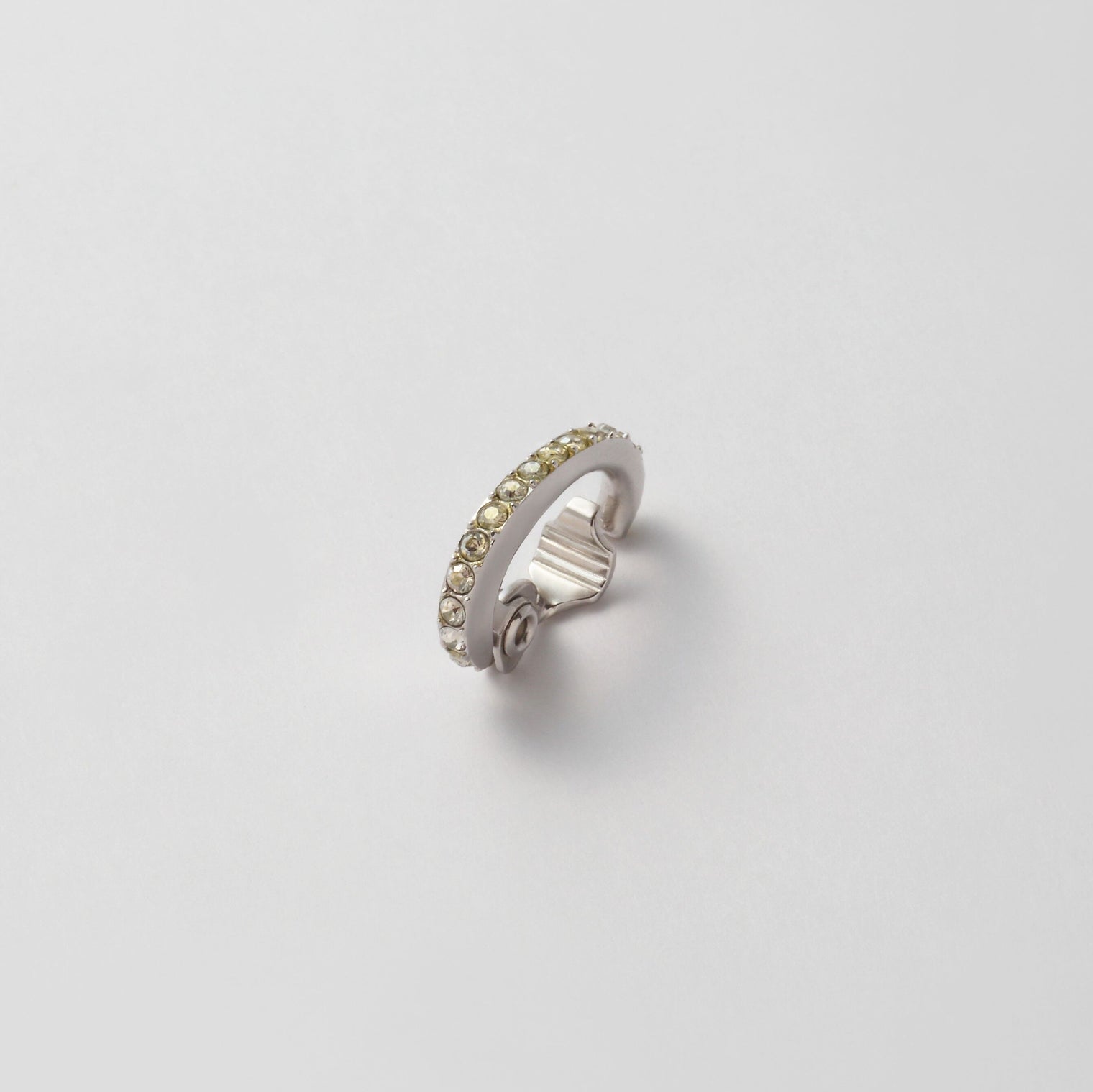 crystal glass earring