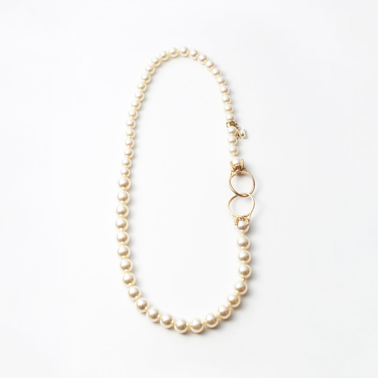 pearl necklace (6mm×8mm pearl / 38cm)