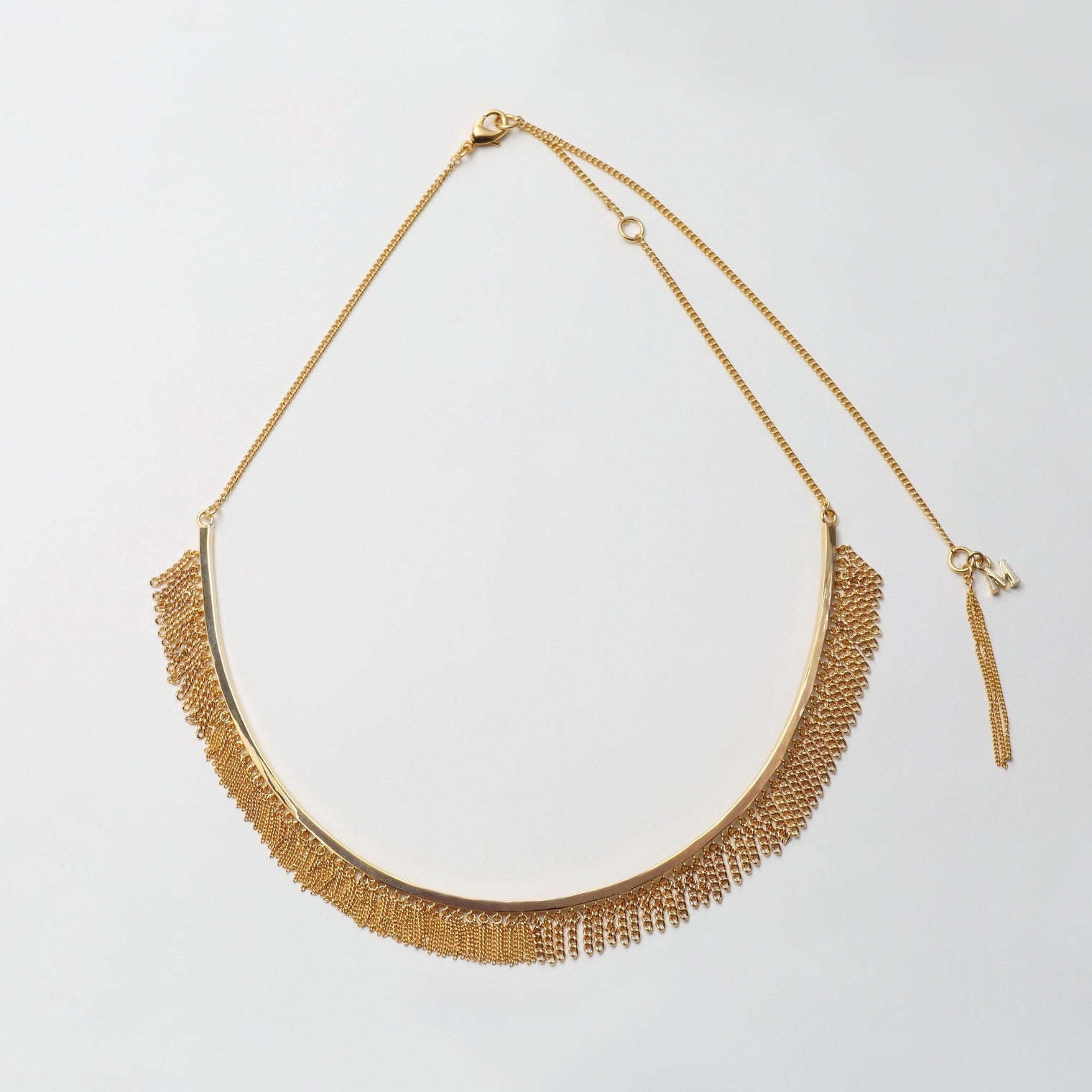 Fringe Necklace(Round type/Gold)