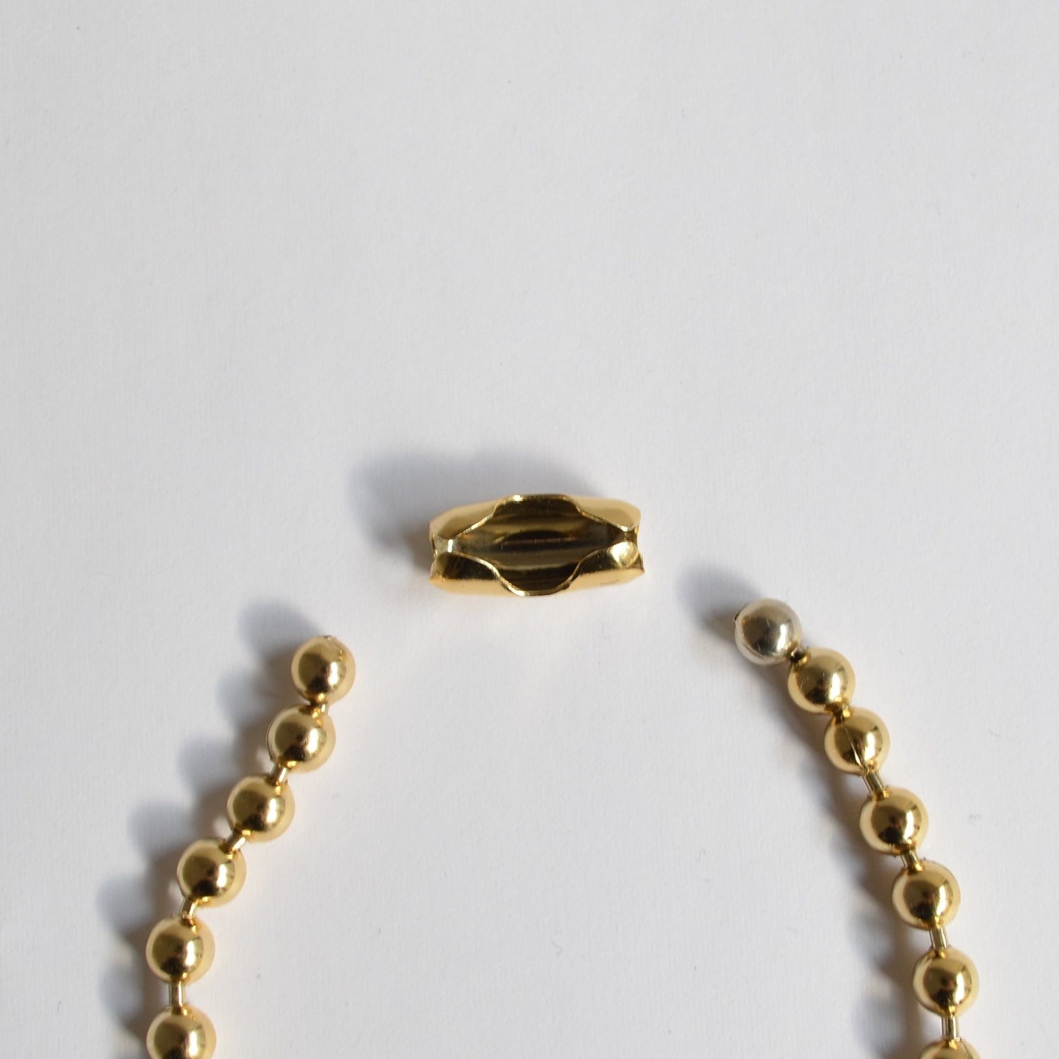 5mm ball chain necklace (gold)