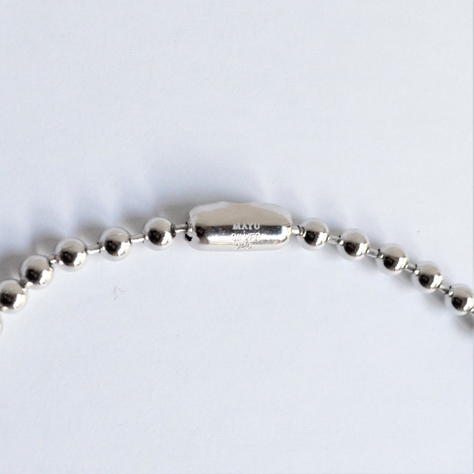 5mm ball chain necklace (silver)