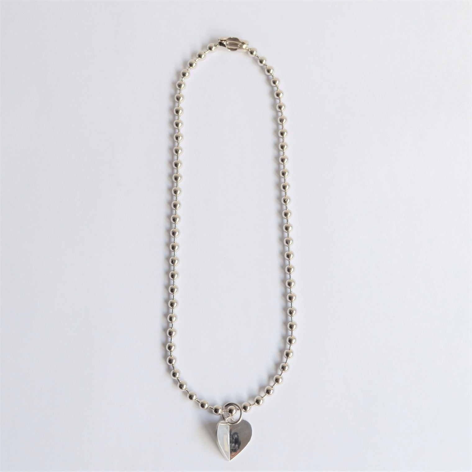 5mm ball chain necklace (silver)