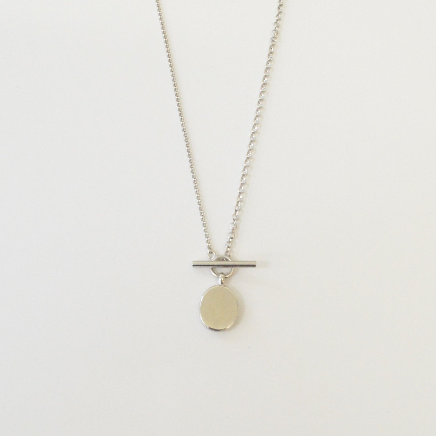 signet necklace (silver / silver925)