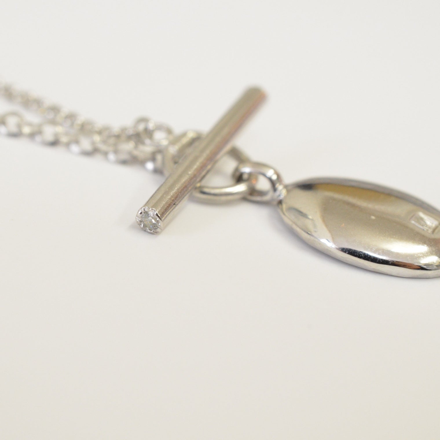 signet necklace (silver / silver925)