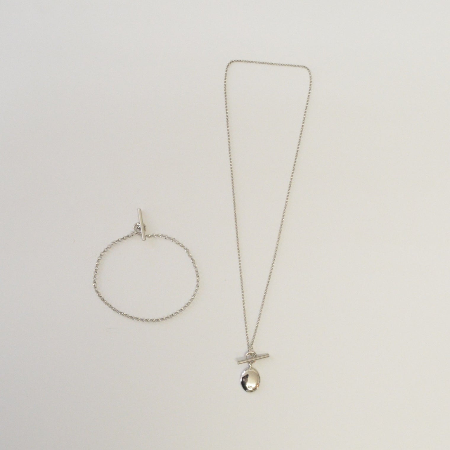 signet necklace (silver / silver925)