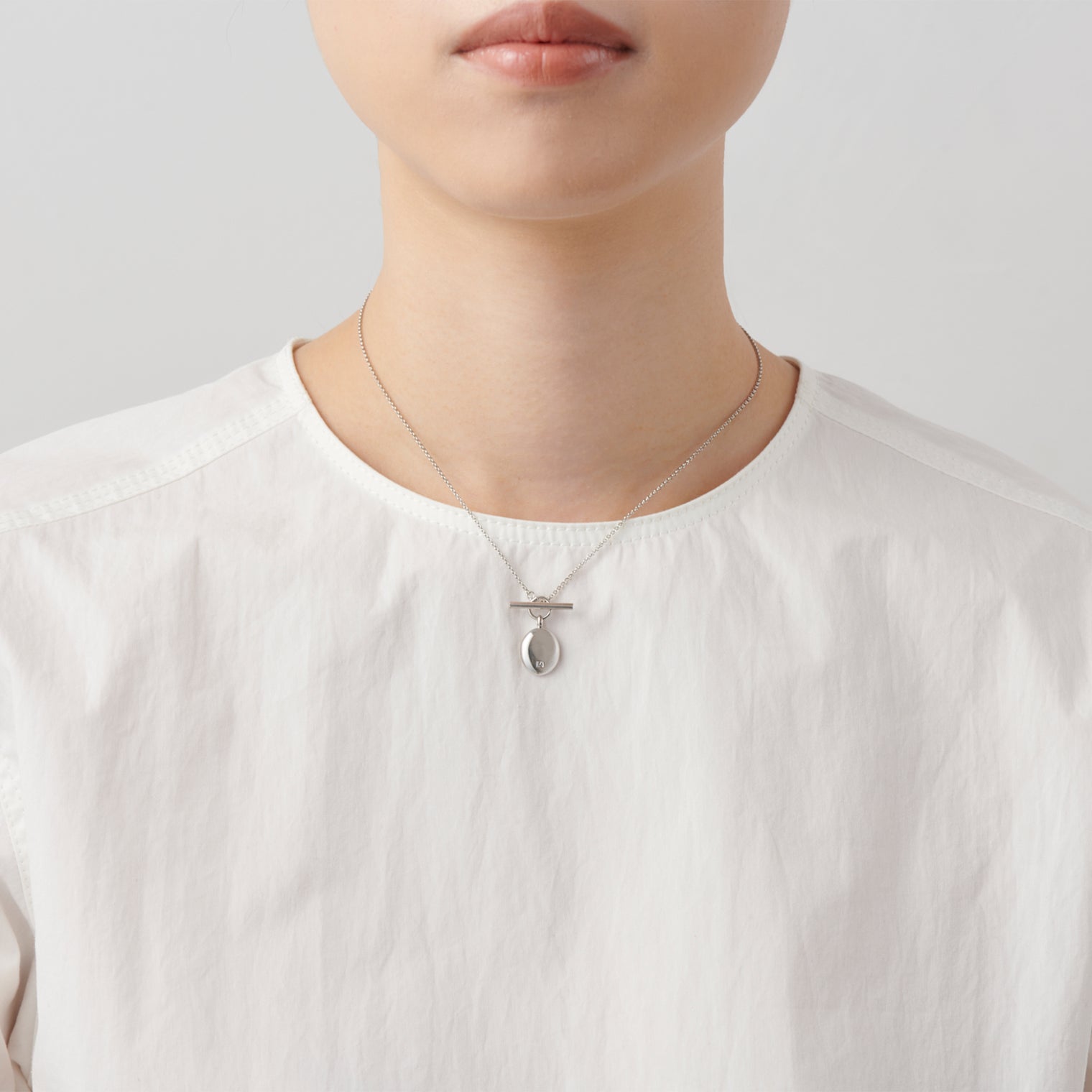 signet necklace (silver / silver925)