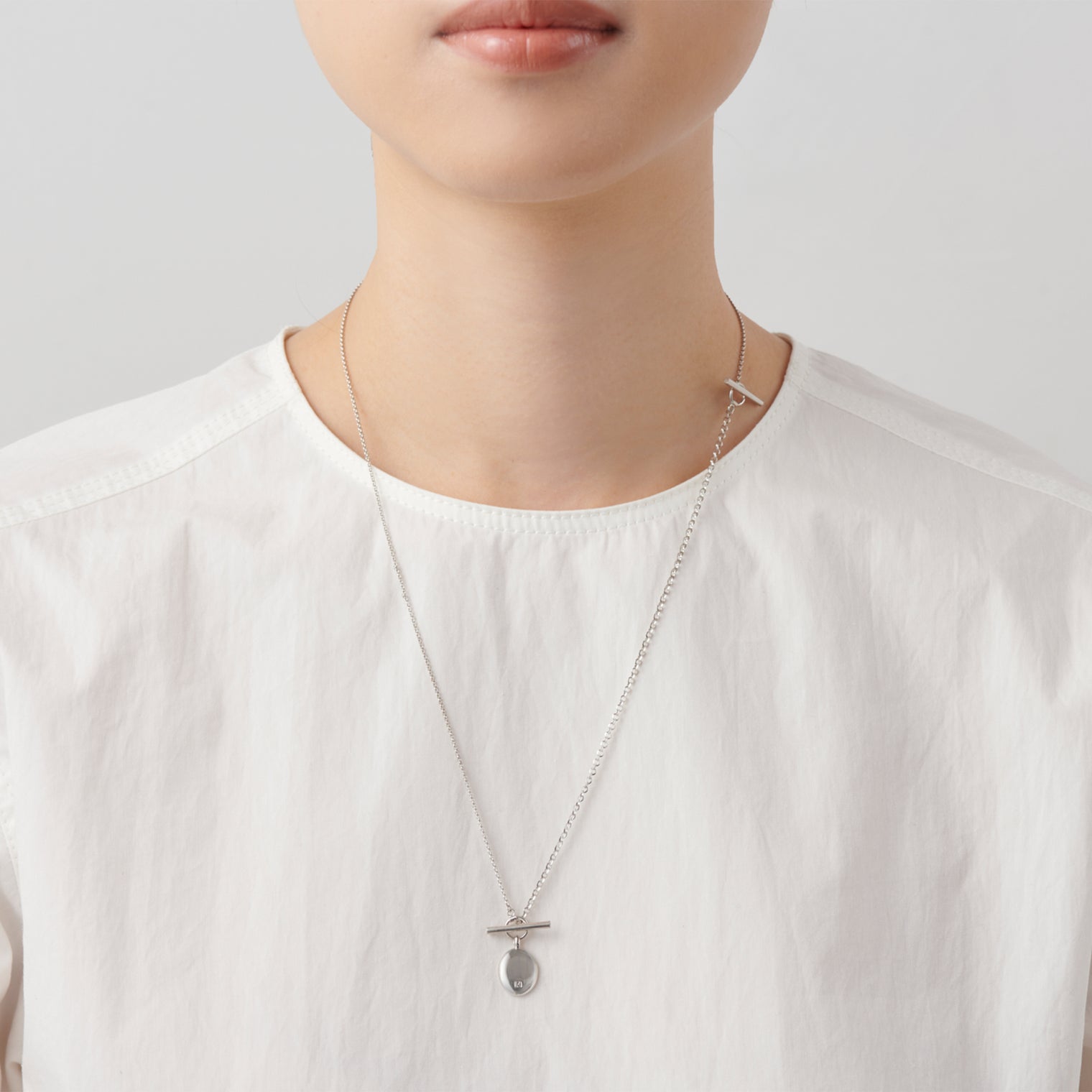 signet necklace (silver / silver925)