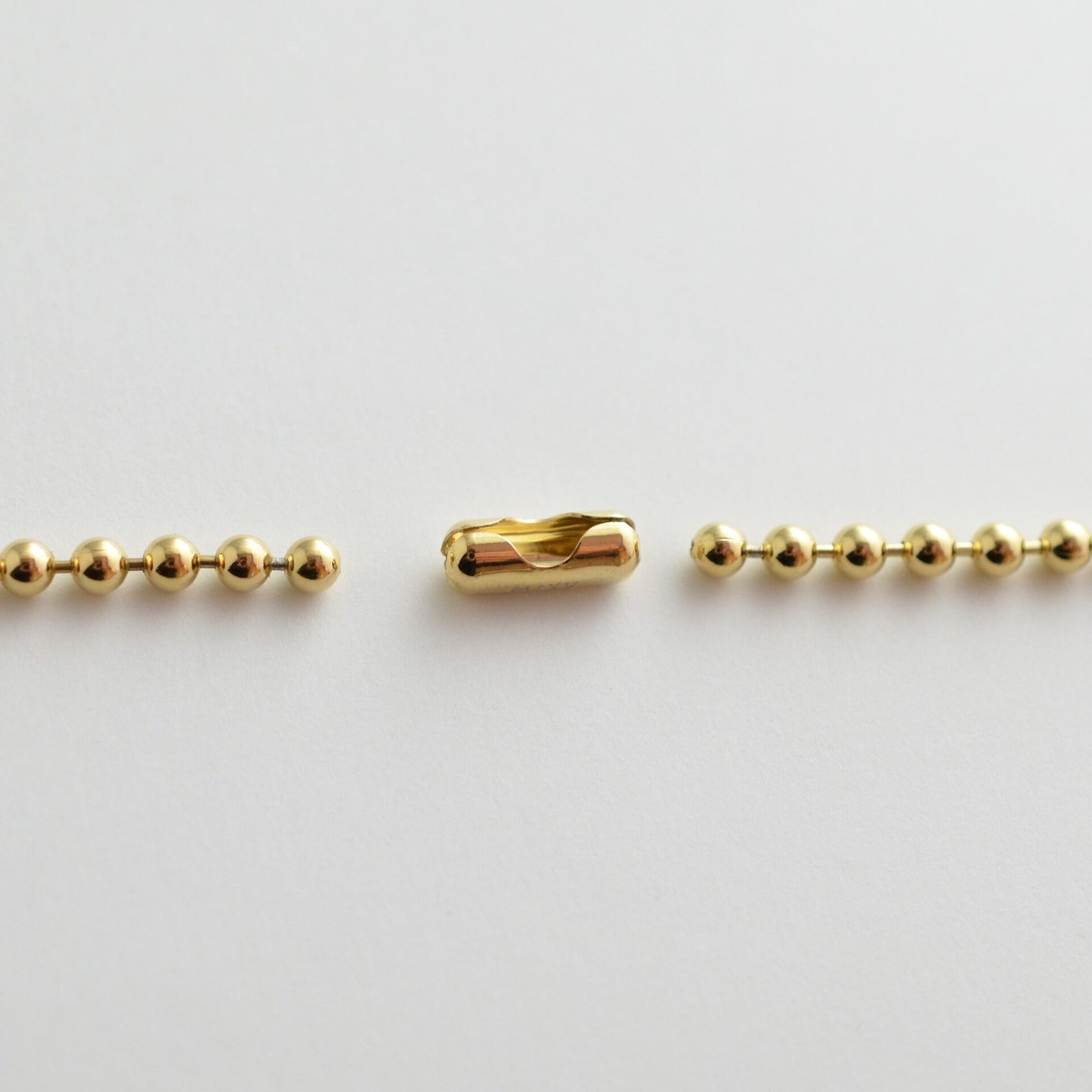 3.5mm long ball chain necklace (gold / 180cm)