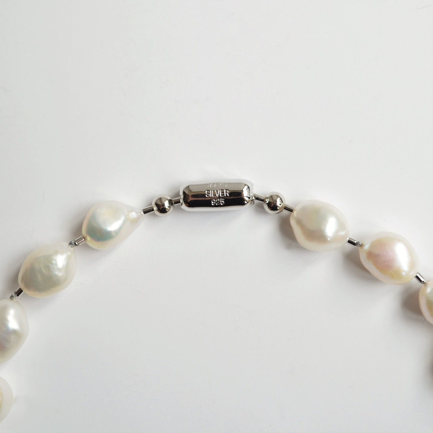 LIMITED COLLECTION【Freshwater pearl ball chain necklace (big)】