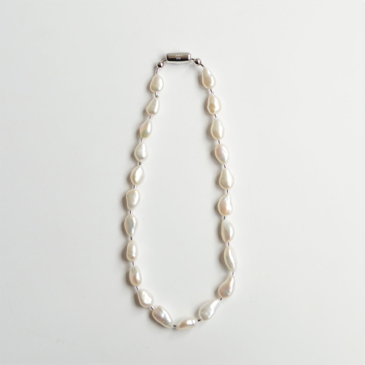 LIMITED COLLECTION 【Freshwater pearl ball chain necklace (middle)】