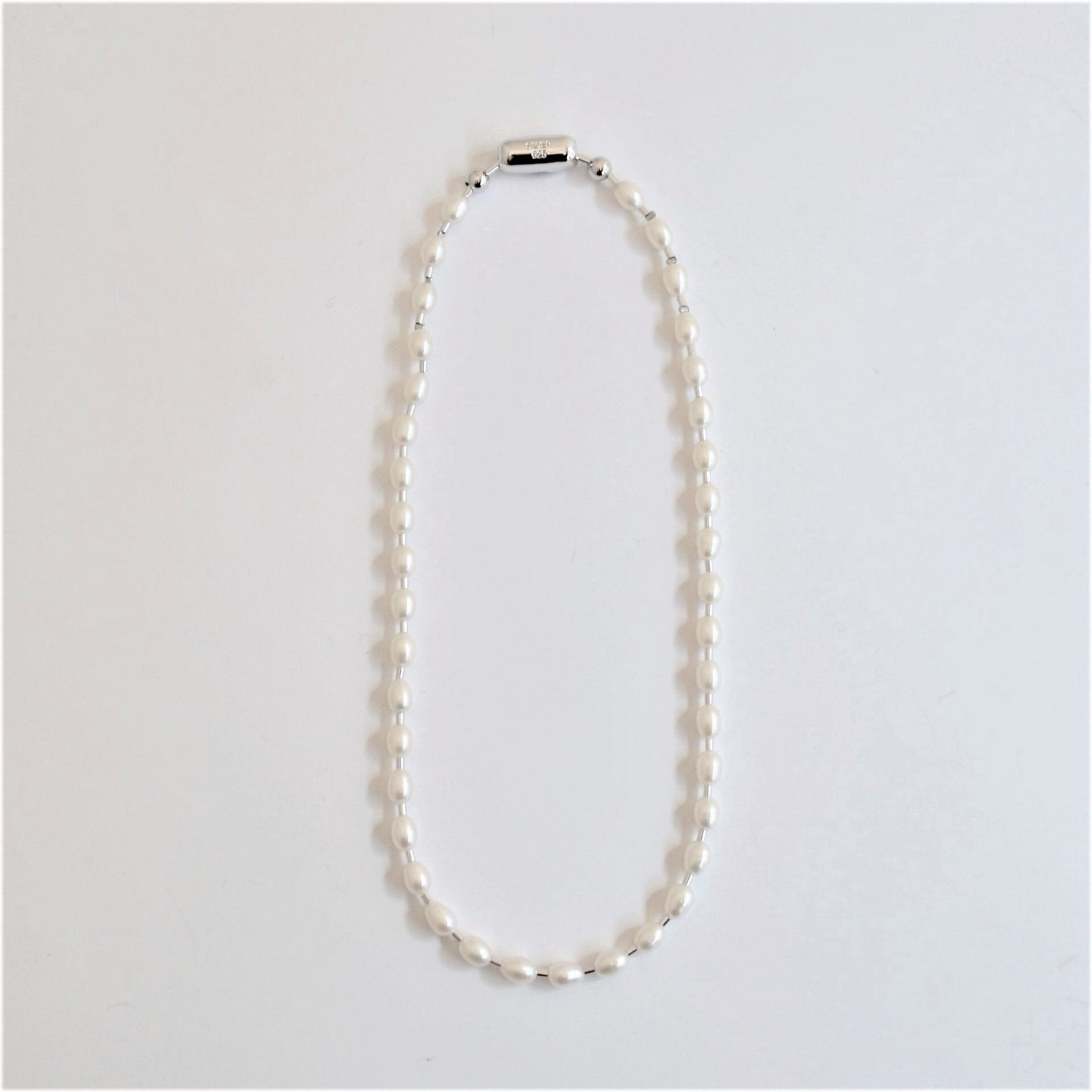 LIMITED COLLECTION 【Baroque pearl ball chain necklace (potato)】