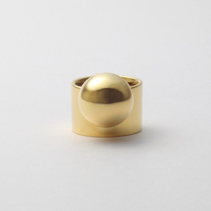 Hemisphere ring (gold)